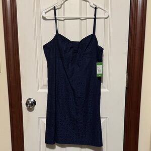Lilly Pulitzer navy lace dress NWT 8